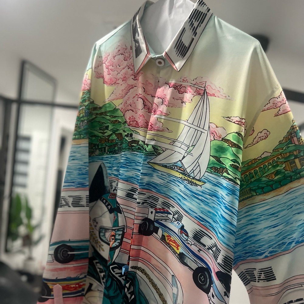 Casablanca Silk Shirt. XL